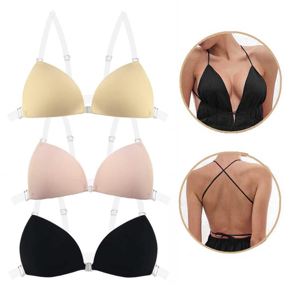 Push Up Bra Silicone - Kleverige beha voor vrouwen, rugloze trouwjurk,