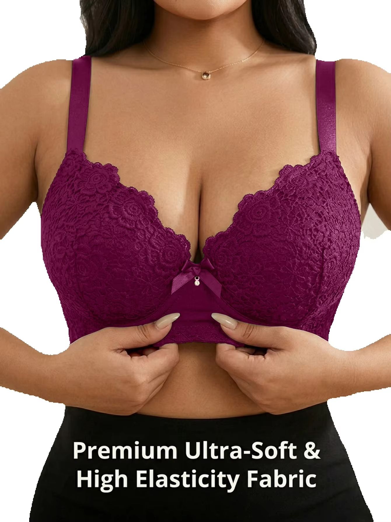 Plus size bh met bloemenprint, - Minimizer Bra Women recensie en prijs