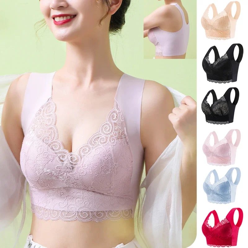 1 stks Ijs Zijde Naadloze Kant - Sleep Bra Bralette recensie en prijs