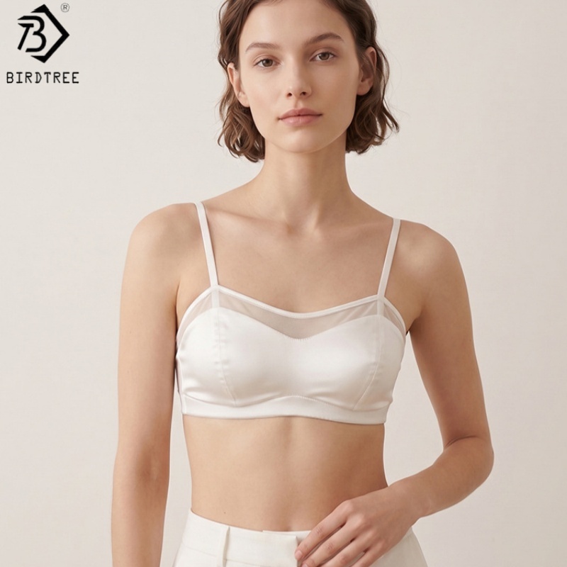 Birdtree, 19MM 93% Echte Zijde - Sheer Mesh Bra recensie en prijs